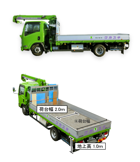 3tユニック車（ ロング ）